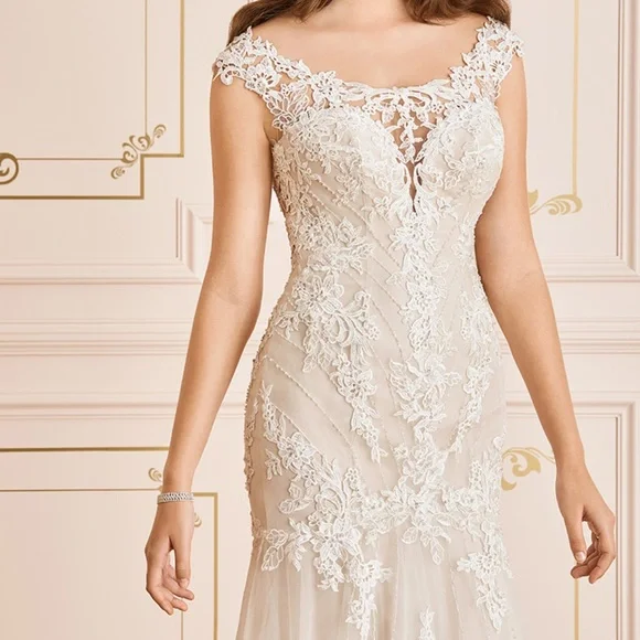 Sophia Tolli Elegant Lace Wedding Dress - Picture 4 of 4